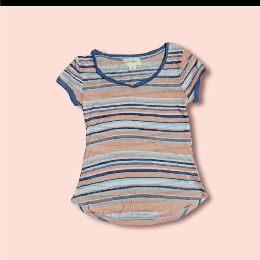 Wishful Park multicolor sheer striped size small